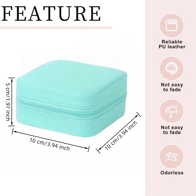 10pcs Portable Custom Travel Jewelry Storage Box